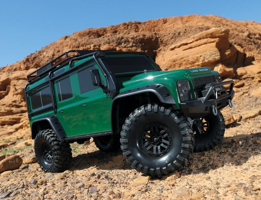 Traxxas Trx Scale Trail Crawler Land Rover Defender Green Rtr