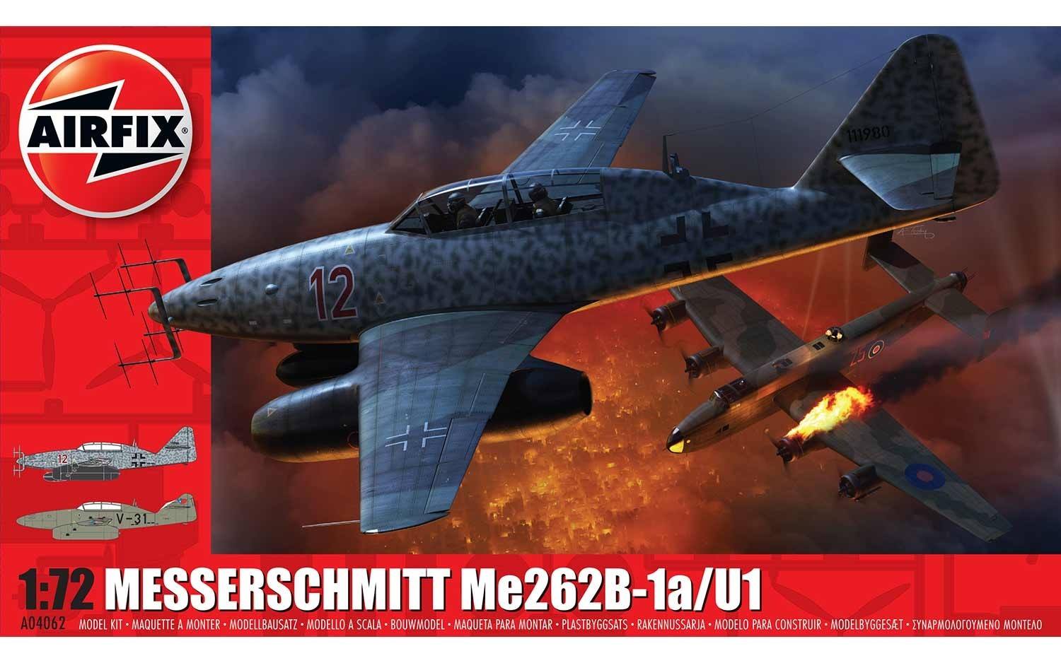 Xtra Decals 1/48 MESSERSCHMITT Me-262 B1a B-1aU1 & AVIA CS-92 Jet Fighters 