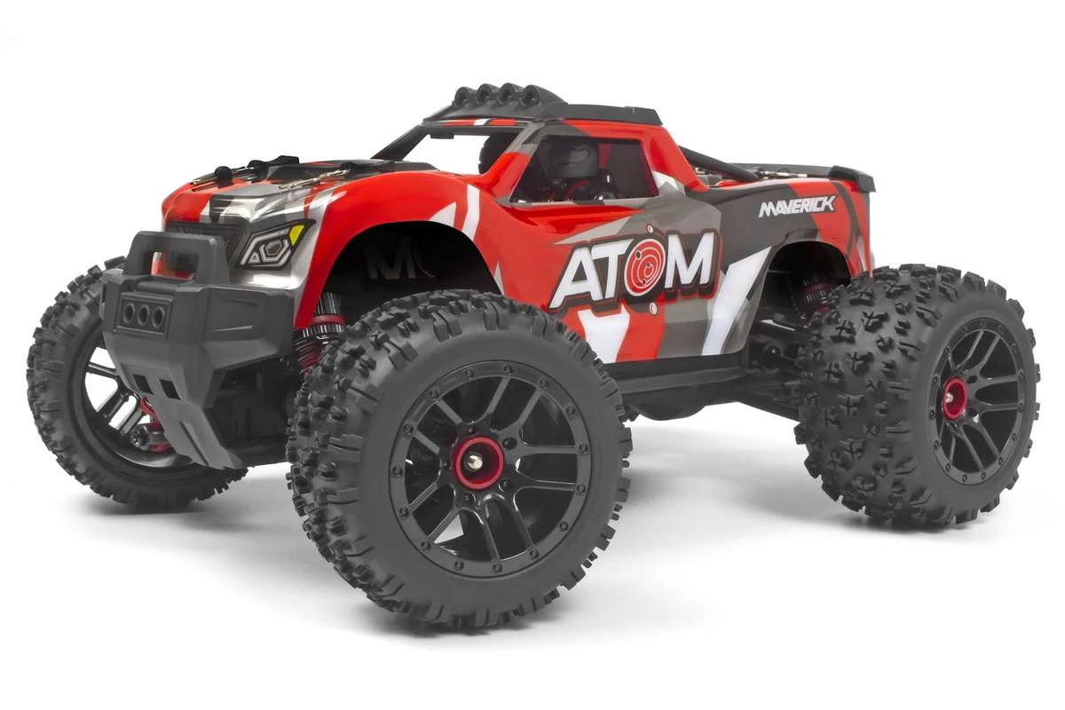 Atom 1/18 4WD Electric Truck - Red