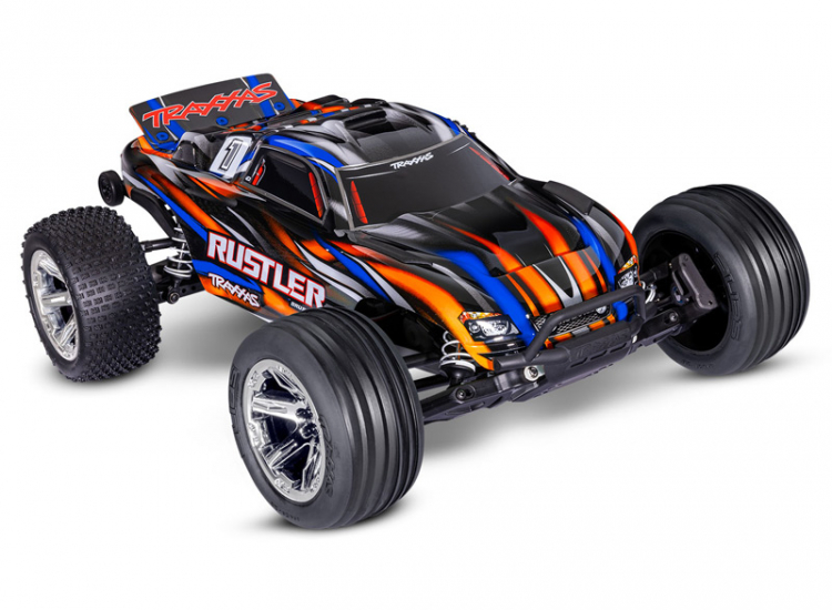 Rustler 2WD 1/10 RTR TQ BL-2s HD Orange