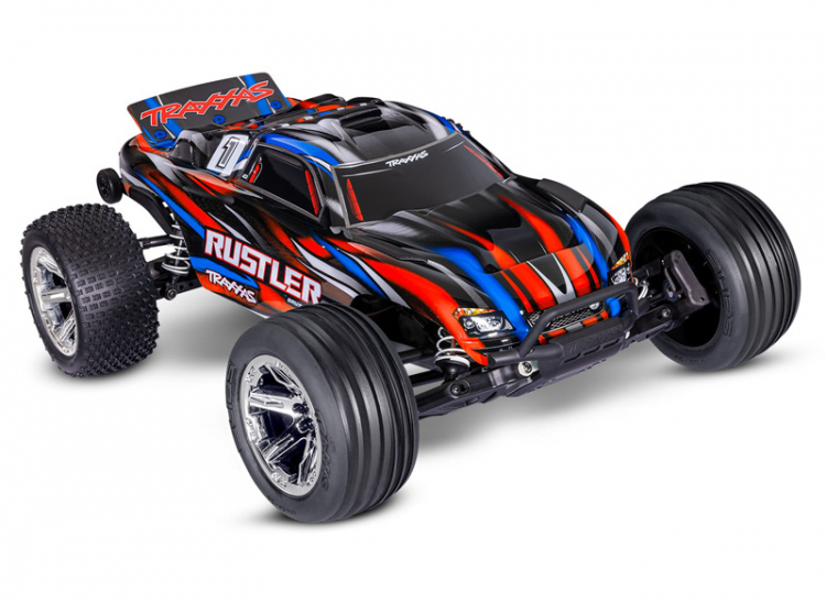 Rustler 2WD 1/10 RTR TQ BL-2s HD Red