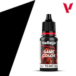 080: Vallejo Game Color Black 18ml