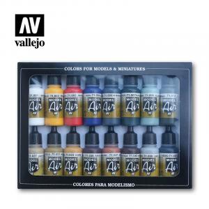 Model Air set basic colors 16x17ml