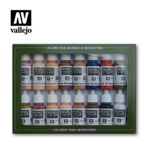 Model color set: Face & Skin Tones (16x17ml)