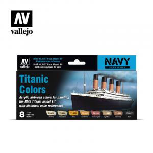 Model Air set Titanic colors 8x17ml navy colors