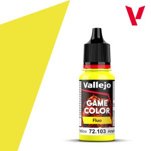 101: Vallejo Game Color Fluorescent Yellow 18ml