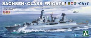 1/350 Sachsen-Class Frigate 3 in 1