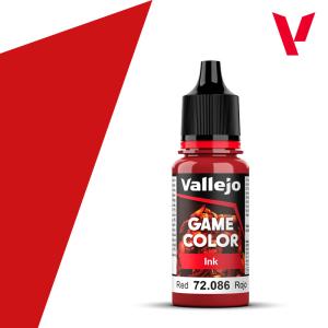 112: Vallejo Game Color Red Ink 18ml