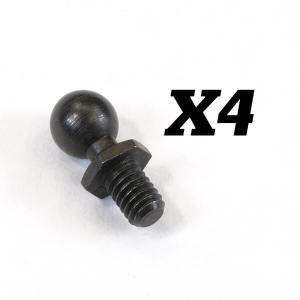 FTX BALL STUD 4MM (4PC) FTX10350