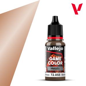 127: Vallejo Game Color Brassy Brass 18ml