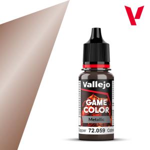 128: Vallejo Game Color Hammered Copper 18ml