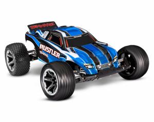 Rustler 2WD 1/10 RTR TQ Blue USB - With Battery/Charger