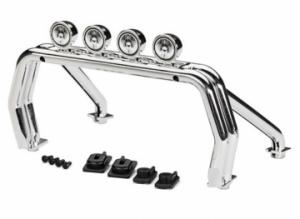 Traxxas Roll Bar Chrome w/ Mounts Chevrolet K10, Ford F-150 TRX9262