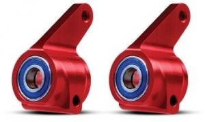 Traxxas Steering Blocks Aluminium Red (Pair) TRX3636X