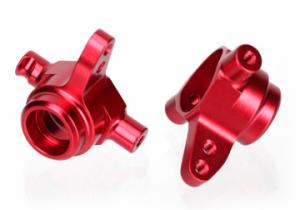 Traxxas Steering Blocks Alu Red L+R (2) TRX6837R