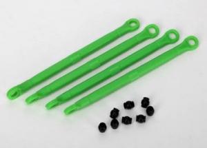 Traxxas Toe link, front & rear (molded composite) (green) (4)/ hollo TRX7138G