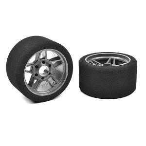 Corally Attack Foam Tyres 1/8 Circuit 35 Shore Front Carbon