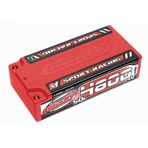 Team Corally Sport Racing 50C Lipo akku 4800mAh 7.4V Shorty 2S 4mm Bullet