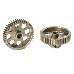 CORALLY 64 DP PINION SHORT HARDENED STEEL 46 TEETH SHAFT DIA. 3.17mm