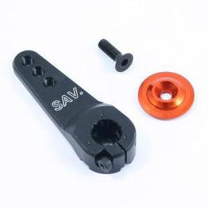 FASTRAX 23T JUMBO BLACK ALUM SINGLE SERVO HORN (SANWA)