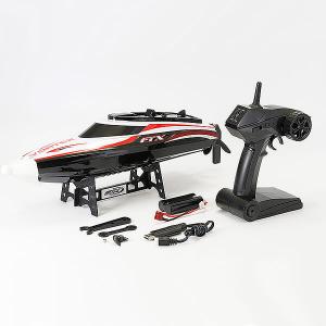 FTX BLACK VORTEX HIGH SPEED R/C RACE BOAT 44CM FTX0701