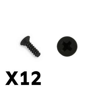 FTX FLAT HEAD SELF TAPPED SCREWS M3 X 10 FTX6546