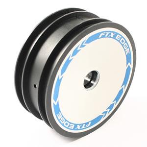 FTX EDGE FRONT WHEELS (PR) - WHITE PRINT FTX6621W