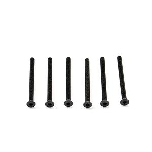 FTX ZORRO FLAT HEAD HEX SCREW M3X40MM (6PC) FTX6967