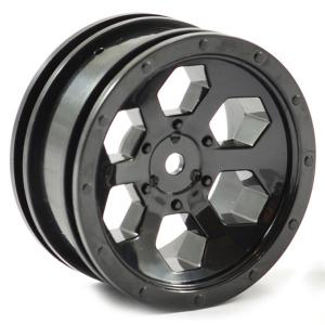 FTX OUTBACK 6HEX WHEEL (2) - BLACK FTX8168B