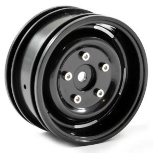 FTX OUTBACK STEEL LOOK LUG WHEEL (2) - BLACK FTX8171B