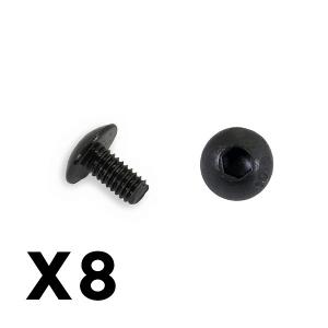 FTX OUTBACK BUTTON HEAD SCREW M2.5*5 (8) FTX8225