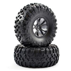 FTX OUTLAW PRE-MOUNTED WHEELS & TYRES - BLACK FTX8335B