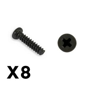 FTX OUTBACK MINI 3.0 ROUND HEA D SELF TAPPING SCREW 2X8 (8PC) FTX8924