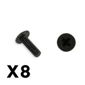 FTX OUTBACK MINI 3.0 BUTTON HE AD METRIC HEX SCREW 2X5 (8PC) FTX8925