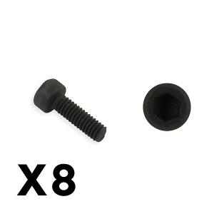 FTX OUTBACK FURY COLUMN HEX HEAD SELF TAPPING 2.5X8MM SCREW (8PC) FTX9194