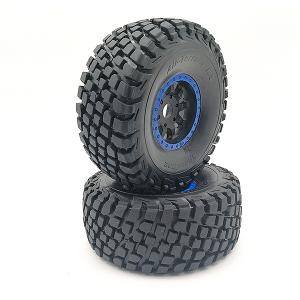 FTX DR8 WHEEL/TYRE PAIR (BLUE) FTX9582B