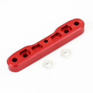 FTX DR8 FRONT FR ALUM. LOWER CNC SUSPENSION MOUNT - RED FTX9632R