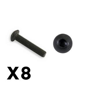 FTX BUTTON HEAD HEX SCREW M3 X 15MM FTX9651