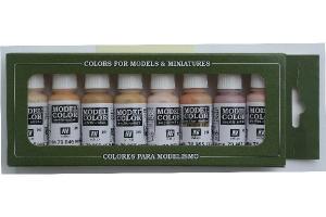 Model color set: Face & Skin Tones (8x17ml)