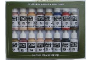 Model color set: Face & Skin Tones (16x17ml)