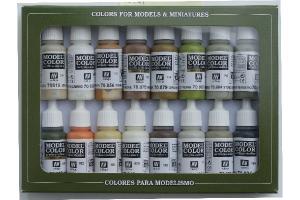 Model color set: Earth Tones (16x17ml)