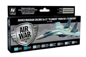 Soviet/Russian Colors Su-27 "Flanker" 8X17Ml