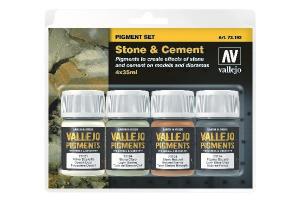 Stone & Cement Pigment 4X35ml Set