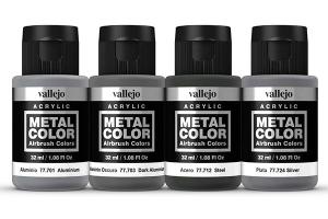 METALLIC PANEL 4X32ML (Airbrush Colors)