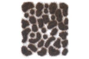 WILD TUFT - BROWN 4 MM