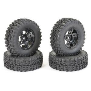 FTX OUTBACK MINI X/XP TRACKING A/T MOUNTED TYRE SET (4PC) FTX9423