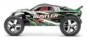 Traxxas Rustler 2WD Stadium Truck RC-auto + akku ja laturi