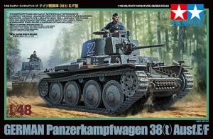 Tamiya 1/48 Panzer 38(t) Ausf.E/F pienoismalli