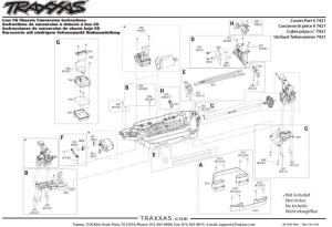 Traxxas LCG Chassis kit slash 4x4 TRX7421