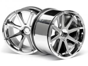 BLAST WHEEL CHROME (115X70MM 7INCH/2PCS)